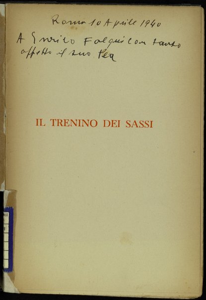 Il trenino dei sassi /  Enrico Pea