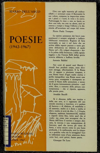 Poesie / di Mario Dell'Arco