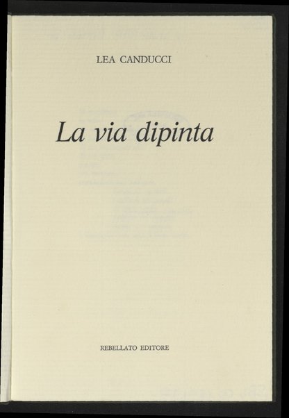 La via dipinta