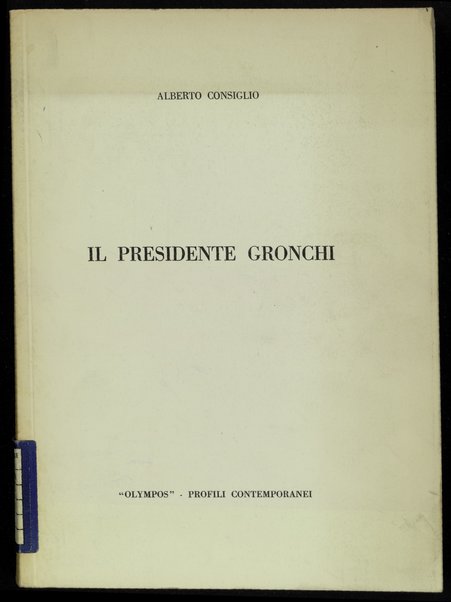 Il presidente Gronchi