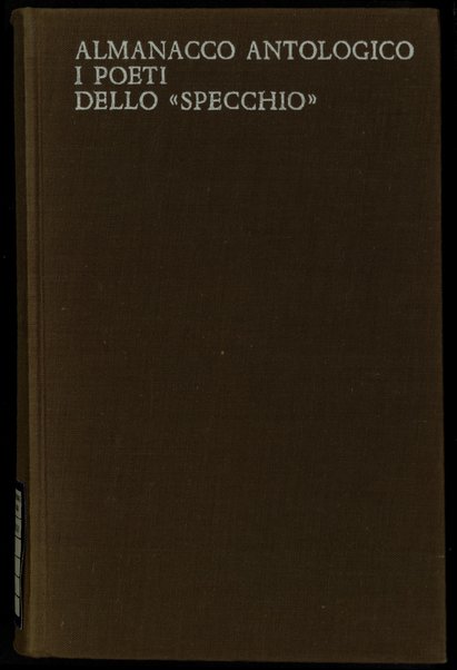 I poeti dello Specchio : almanacco antologico / a cura di Marco Forti