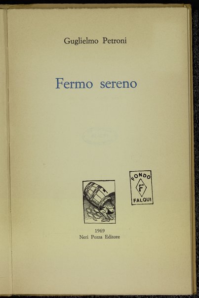 Fermo sereno / Guglielmo Petroni