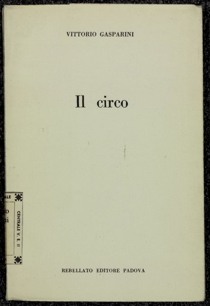 Il circo / Vittorio Gasparini