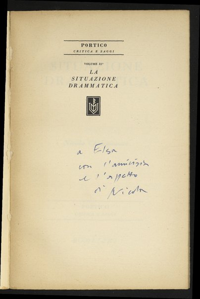 La situazione drammatica / Nicola Chiaromonte