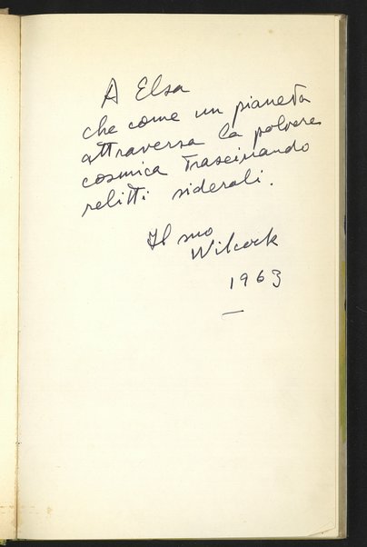 Poesie / J. Rodolfo Wilcock ; con testo a fronte : traduzione dell'Autore