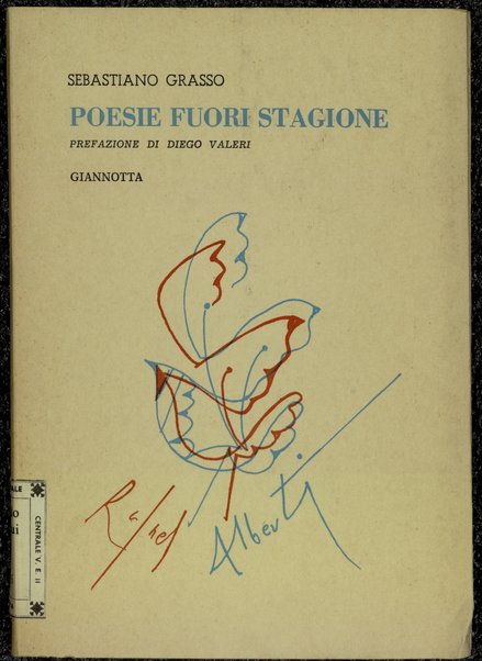 Poesie fuori stagione / Sebastiano Grasso ; prefazione di Diego Valeri