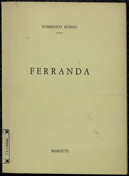 Ferranda / Domenico Rossio