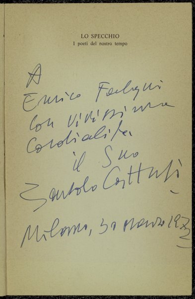 L'aria secca del fuoco : (marzo 1971-gennaio 1972) / Bartolo Cattafi