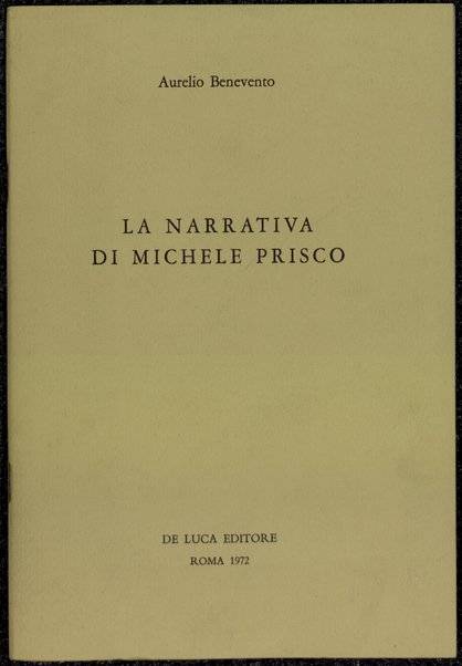 La narrativa di Michele Prisco