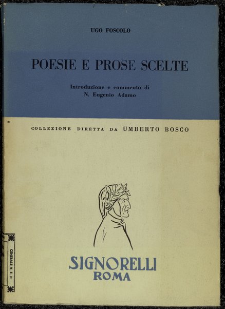 Poesie e prose scelte / introduzione e commento di N. Eugenio Adamo