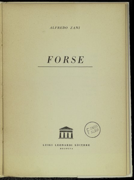 Forse / Alfredo Zani