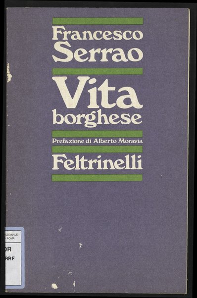 Vita borghese / prefazione di Alberto Moravia