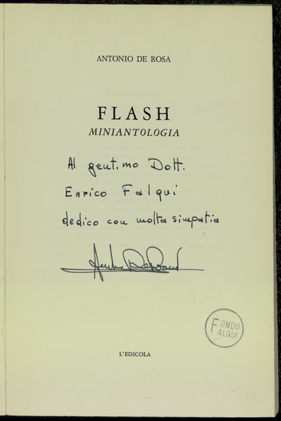 Flash : miniantologia