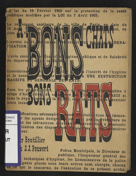 A bons chats bons rats / par Boutillier