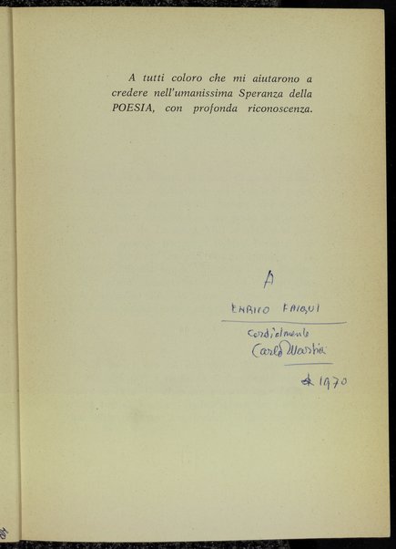 Carta d'identitÃ  e altre notizie / Carlo Martini