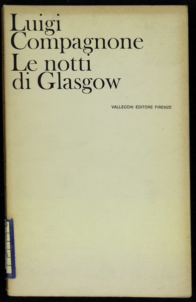 Le notti di Glasgow / Luigi Compagnone